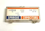 Vintage Nos Sprague Hyk 5HK-D50 Ceramic Capacitor .005UF 1000V New. Price: $22.00.