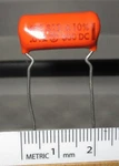 Sprague Orange Drop Epoxy Polyester Film Tone Capacitor .012UF 600V 10% 6PS-S12 Open. Price: $14.99.