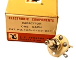 E.f. Johnson 160-0102-001 Miniature Variable Capacitor New Box. Price: $21.95.