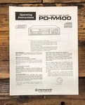 Pioneer PD-M400 Cd Player Owners / User Manual *original* Unspecified. Price: $24.97.